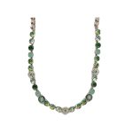 Necklace By Mariana Woman Distinctive Mint and Green Swarovski Crystals - Image 2
