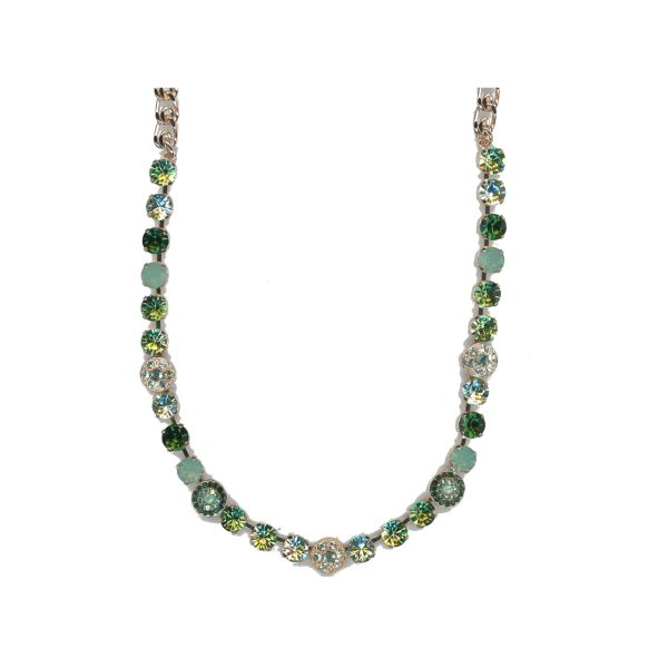 Necklace By Mariana Woman Distinctive Mint and Green Swarovski Crystals