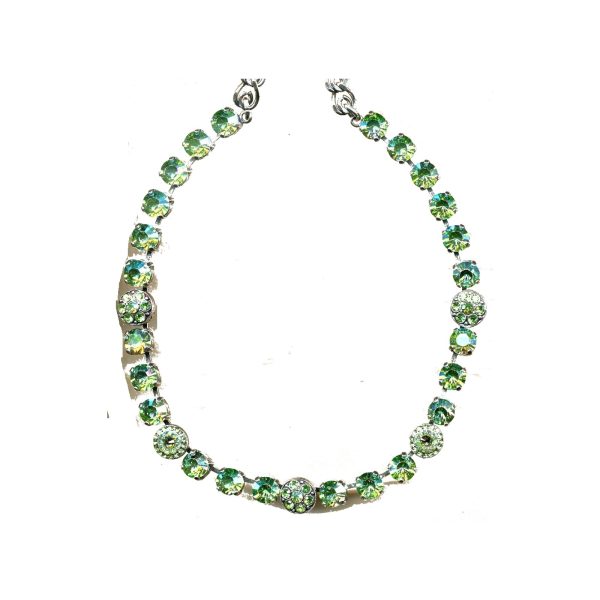 Necklace By Mariana Woman Lovely Peridot AB Swarovski Crystals