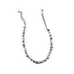 Necklace By Mariana Woman Nirvana Mineral and Blue Quartz Swarovski Crystals