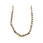 Necklace By Mariana Woman Smoked Topaz and Golden Shadow and Swarovski Crystals