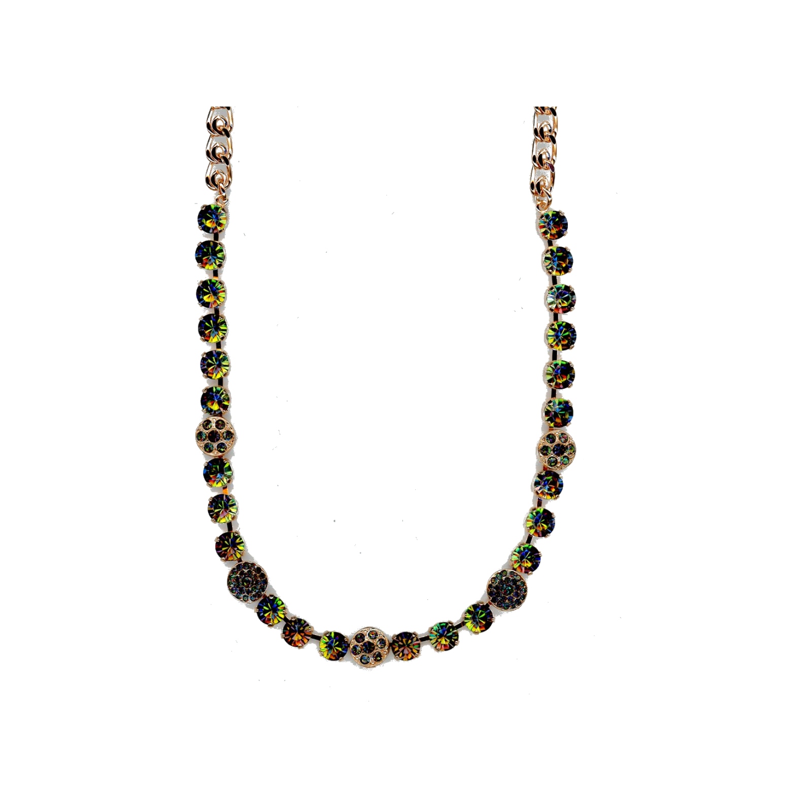 N-3044-1-222222-SP Necklace By Mariana Woman Radiant Vitrail Medium Swarovski Crystals - Image 1