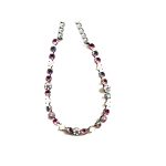 Necklace By Mariana Woman Lovely Lt.Rose Swarovski Crystals - Image 2