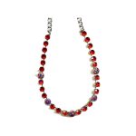 Necklace By Mariana Woman Glamorous Light Siam and Sapphire Swarovski Crystals - Image 2