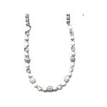 Necklace By Mariana Woman Dazzling Cream Pearl and Crystal Swarovski Crystals - Image 2