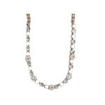 Necklace By Mariana Woman Chic White Opal and Clear Crystal Swarovski Crystals