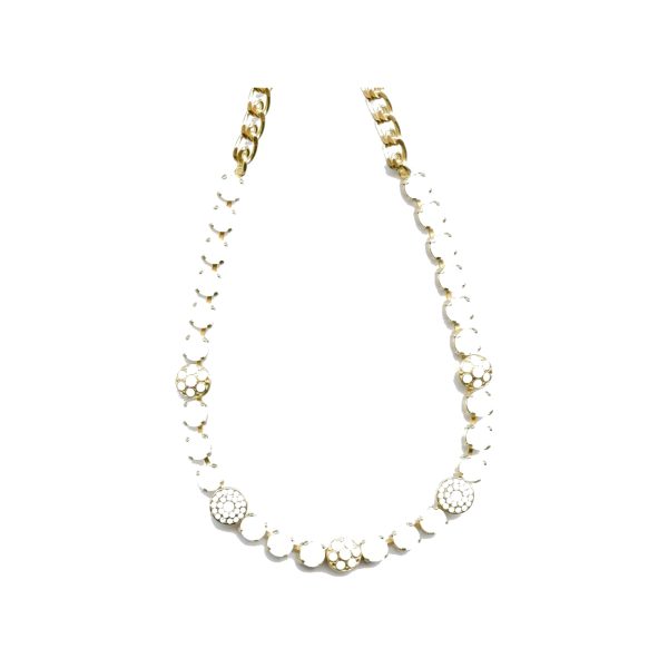 Necklace By Mariana Woman Elegant White Opal Swarovski Crystals