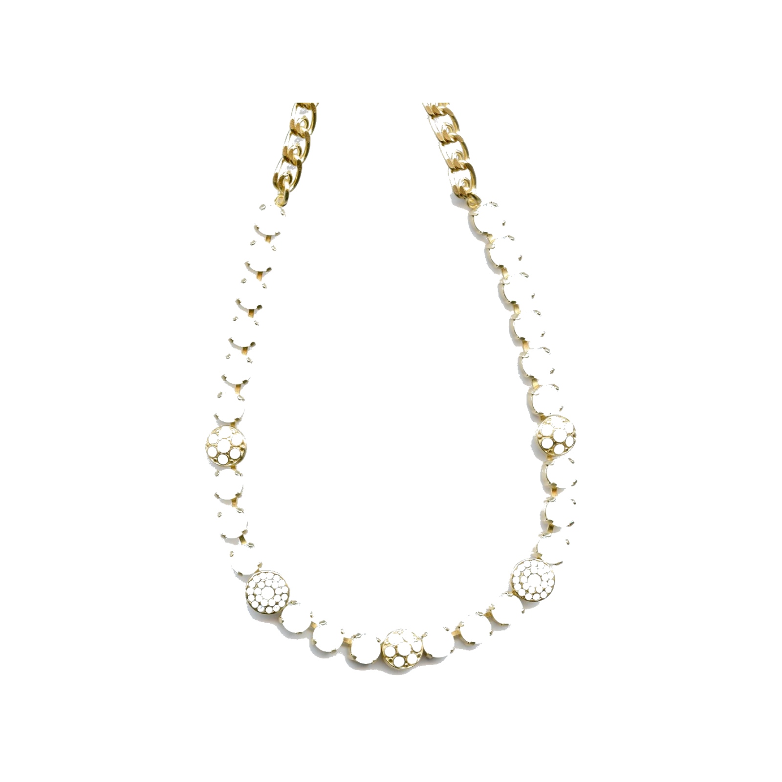 N-3044-1-234234-SP Necklace By Mariana Woman Elegant White Opal Swarovski Crystals - Image 1