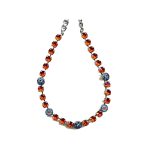 Necklace By Mariana Woman Stylish Hyacinth and Sapphire Swarovski Crystals