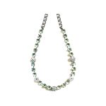 Necklace By Mariana Woman Modern Chrysolite and Crystal Clear Swarovski Crystals - Image 2