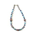 Necklace By Mariana Woman Timeless Coral and Turquoise Swarovski Crystals - Image 2