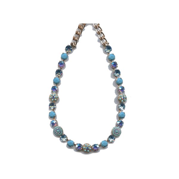 Necklace By Mariana Woman Modern Turquoise Swarovski Crystals