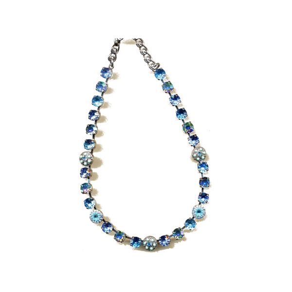 Necklace By Mariana Woman Turquoise and Blue Zircon and AB Swarovski Crystals