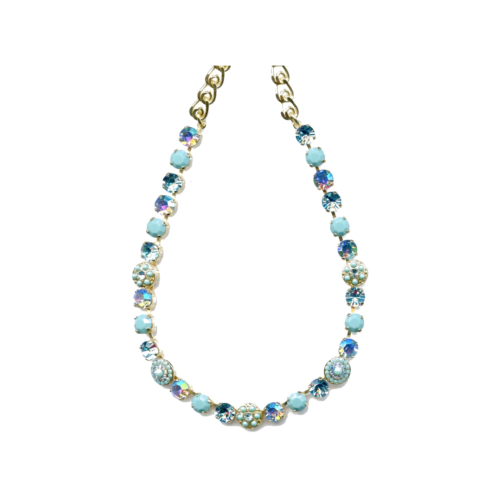 N-3044-1-2672-SP Necklace By Mariana Woman Amethyst and Purple Velvet AB and Swarovski Crystals - Image 1
