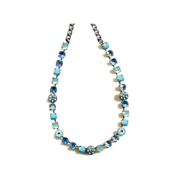 Necklace By Mariana Woman Turquoise and AB and Pacific Opal Swarovski Crystals
