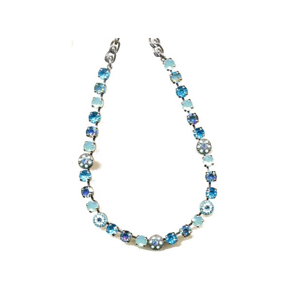 Necklace By Mariana Woman Pacific Opal and Vitral Light and Swarovski Crystals