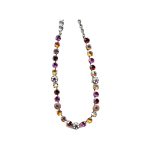 Necklace By Mariana Woman Elegant Light Amethyst and Siam Swarovski Crystals - Image 2