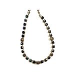 Necklace By Mariana Woman Chic Jet Black and Smoked Topaz Swarovski Crystals - Image 2
