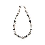 Necklace By Mariana Woman Luminous Jet Black and Clear Swarovski Crystals - Image 2