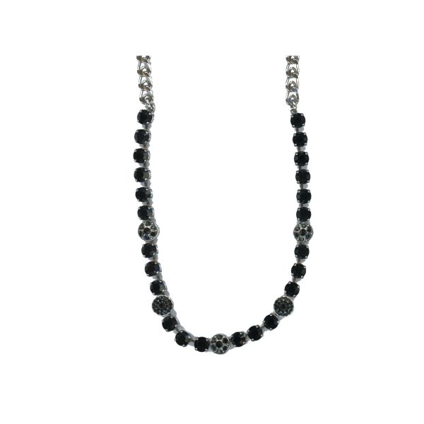 Necklace By Mariana Woman Luxurious Jet Swarovski Crystals