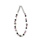 Necklace By Mariana Woman Timeless Jet Black Swarovski Crystals