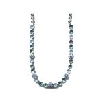 Necklace By Mariana Woman Chic Aquamarine and Blue Opal Swarovski Crystals
