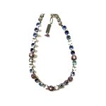 Necklace By Mariana Woman Feminine Citrine and Fuchsia Swarovski Crystals
