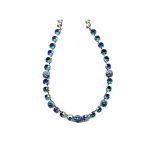 Necklace By Mariana Woman Light Turquoise and Blue Silver Swarovski Crystals - Image 2