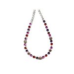 Necklace By Mariana Woman Refined Citrine and Purple Swarovski Crystals - Image 2