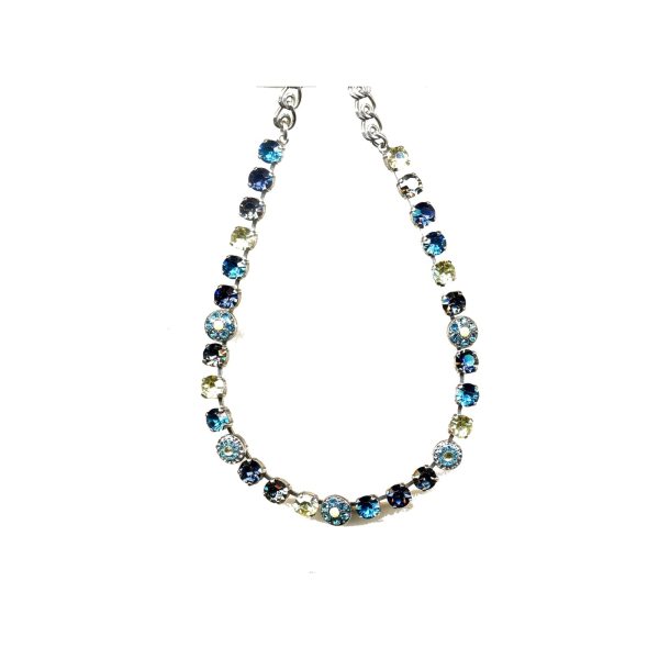 Necklace By Mariana Woman Eye-Catching Ruby Red and Black Swarovski Crystals