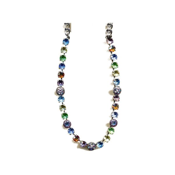 Necklace By Mariana Woman Contemporary Dk.Multi Swarovski Crystals