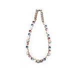 Necklace By Mariana Woman Graceful Rose Opal and Light Rose Swarovski Crystals - Image 2