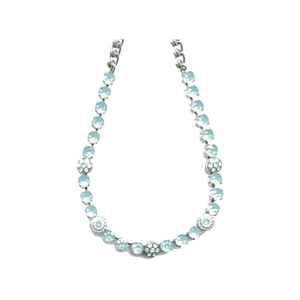 Necklace By Mariana Woman Stunning Pacific Opal Swarovski Crystals