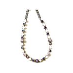 Necklace By Mariana Woman Romantic Rose Opal Swarovski Crystals - Image 2