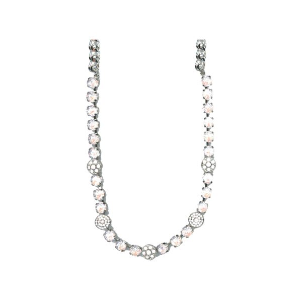 Necklace By Mariana Woman Exquisite Rose Opal Swarovski Crystals