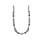 Necklace By Mariana Woman Eye-Catching Pearl and Jet Swarovski Crystals - Image 2