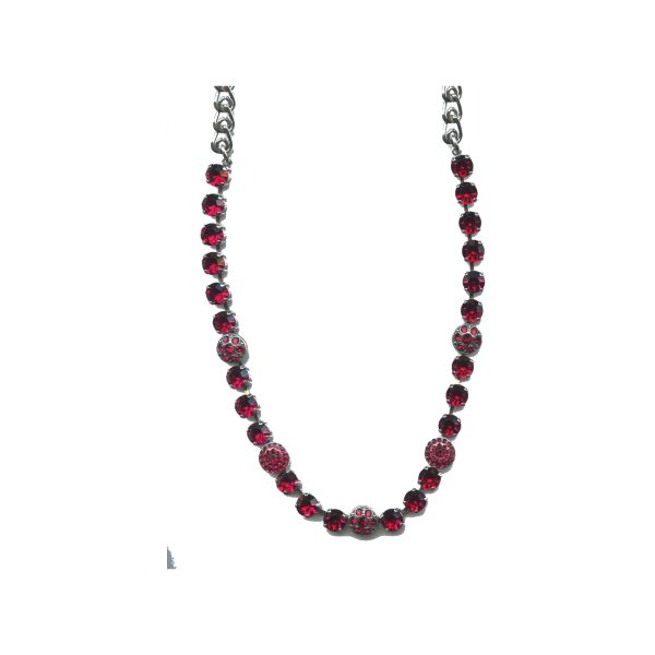 Necklace By Mariana Woman Stylish Ruby Swarovski Crystals