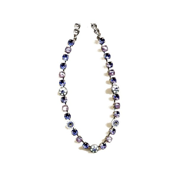 Necklace By Mariana Woman Chic and Pacific Opal and Tanzanite Swarovski Crystals