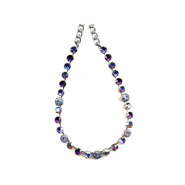 Necklace By Mariana Woman Contemporary Tanzanite Swarovski Crystals