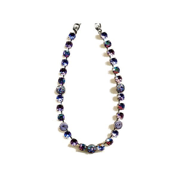 Necklace By Mariana Woman Dazzling Purple and Tanzanite Swarovski Crystals