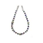 Necklace By Mariana Woman Stunning Amethyst and Emerald Swarovski Crystals