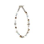 Necklace By Mariana Woman Captivating White Opal and AB Swarovski Crystals