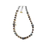Necklace By Mariana Woman Classic Iridescent Topaz and Amber Swarovski Crystals - Image 2