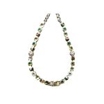 Necklace By Mariana Woman Topaz and Clear and Light Green Swarovski Crystals - Image 2