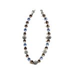 Necklace By Mariana Woman Radiant Tpaz and Aqua Swarovski Crystals