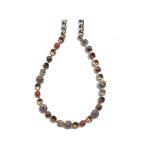 Necklace By Mariana Woman Jasper Mineral and Cyclamen Opal Swarovski Crystals