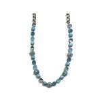 Necklace By Mariana Woman Chic Turquoise Mineral and Blues Swarovski Crystals - Image 2