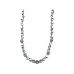 Necklace By Mariana Woman Chic Pearl Mineral and Moonlight Swarovski Crystals - Image 2