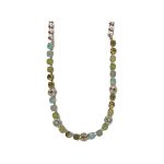 Necklace By Mariana Woman Chic Pacific Opal and Rose Gold Swarovski Crystals - Image 2