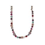 Necklace By Mariana Woman Lovely Amethyst and Rose Swarovski Crystals